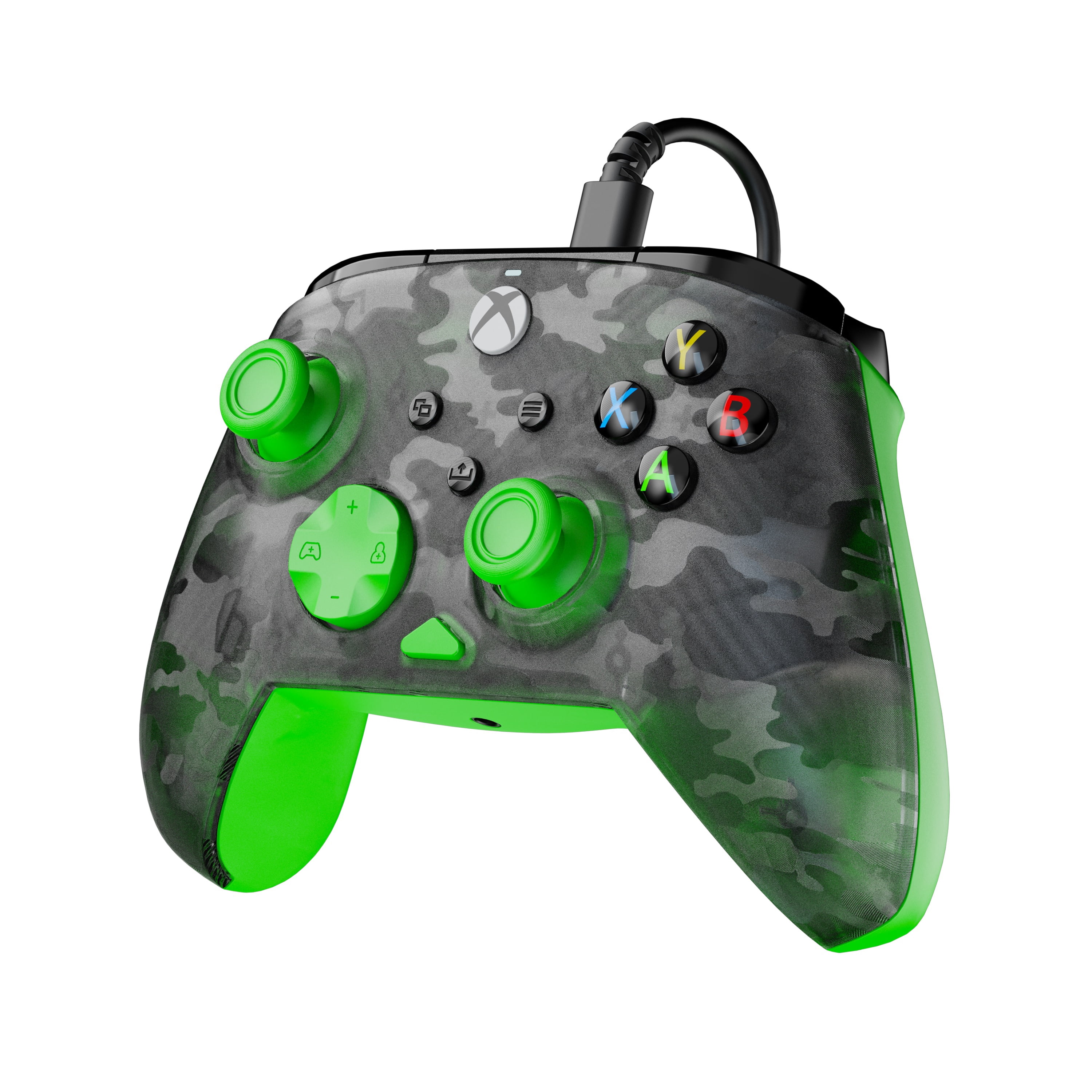 Turtle Beach® Rematch™ Core – Ghost Black Camo/Green Wired Gaming Controller for Xbox Series X|S & Xbox One | Windows 10 & 11