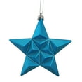 thumbnail image 3 of DAK 5 in. Matte Glittered Star Shatterproof Christmas Ornaments - Set of 12, 3 of 4