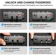 thumbnail image 7 of FENRUIEN  Expandable Hard Shell Water Resistant USB Charging Port 15.6 Inch Gaming Laptop Backpack Black, 7 of 7