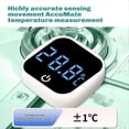 thumbnail image 3 of Termómetro Autoadhesivo para Acuario de 0 A 60 ℃, Minitermómetro Digital LCD para Pecera, Monitor de Pantalla de Temperatura para Terrario, 3 of 5