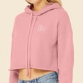 thumbnail image 5 of Dalix Be Kind Embroidered Fleece Cropped Hoodie Cold Fall Winter Women in Pink M Medium, 5 of 5