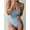 Blue, variant on Strap Solid Bodycon Sexy Body Casual Basic White Summer Bodysuit Women Tops Sleeveless Sheer Bodysuits Jumpsuit Slim