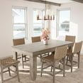 thumbnail image 2 of Towallmark 71-Inch Farmhouse Dining Table for 6-8 People, Rustic Wood Tabletop with Sturdy Frame, Large Rectangular Kitchen Table for Dining Room,Gray(Only Table), 2 of 8