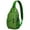 Green-3, variant on Colorful Weed Sling Bag for Men & Women - Durable Chest Bag with Secure Zippers for Biking & Urban Use - Hemp Leaf & Marijuana Leaf Aesthetic