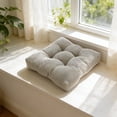 thumbnail image 6 of Square Seat Cushions for Seat Dining Chair, Chair Cushions Square No Ties, Desk Chair Cushion for Long Sitting Cute Comfortable Fleece Seat Cushion Thick Dorm Room Essentials, 6 of 6