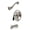 Brushed Nickel, variant on Kingston Brass KB3631PKL Duchess Tub and Shower Faucet, Polished Chrome