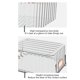 thumbnail image 4 of Caja de almacenamiento transparente, organizador de escritorio de gran capacidad, contenedor transparente a prueba de polvo con tapa, 1 unidad, para maquillaje, suministros de oficina y, 4 of 9