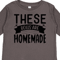 thumbnail image 4 of Inktastic Thanksgiving These Rolls Are Homemade Boys or Girls Long Sleeve Toddler T-Shirt, 4 of 5