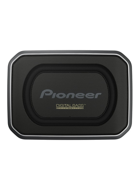 Pioneer 8" x 5.25" 170-Watt Compact Active Subwoofer with Wired Bass Remote, Max Power, TS-WX140DA