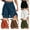 Navy, variant on GERsome Summer Shorts for Women Casual Solid Color Ruffle Shorts Jogger Athletic Elastic Waist Shorts Spring Beach Vacation Shorts with Pockets S-2XL