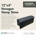 thumbnail image 3 of TierraVerde 12 Pack 12 "x 4" Stomp Edge Slate Lightweight Garden Borders, Grey, 3 of 10