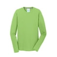 thumbnail image 5 of Port & Company Long Sleeve Performance Blend Tee-S (Lime), 5 of 6