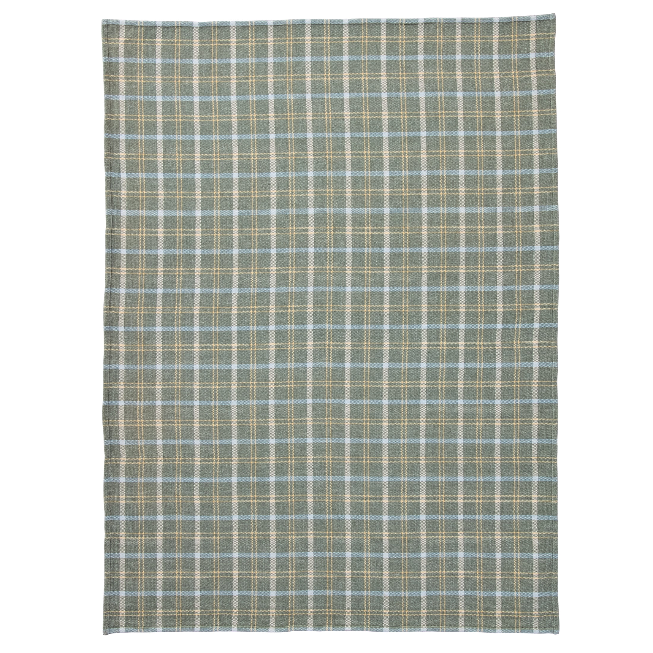 Better Homes & Gardens Woven Chenille Plaid Throw Blanket, Green River, 50 in x 72 in