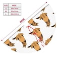 thumbnail image 3 of Yiaed German Shepherd Dog Print Christmas Tree Skirt , Tree SkirtsTree Mat for Christmas Winter Holiday Indoor Decorations-36", 3 of 7