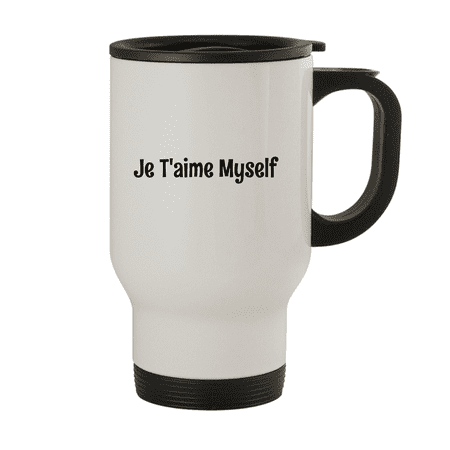 

Je T aime Myself - 14oz Stainless Steel Travel Mug White