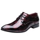 thumbnail image 2 of Zapatos de boda de cuero con cordones brillantes a la moda para hombre, zapatos de negocios Wmkox8yii  123q2047, 2 of 9