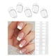 thumbnail image 4 of French Tip Tiras de Uñas de Gel Semi Curadas - 20PCS Auto-Adhesivas, UV Curadas - Sin Daños, Manicura de Salón en Casa, 4 of 8