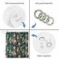 thumbnail image 5 of Seahorse Bathroom Shower Curtains with 12 Hooks Polyester Waterproof Shower Curtain for Stalls and Bathtubs Ocean Starfish Summer Seagrass Retro Coastal Decorative Bathroom Curtain 66x72 Inches, 5 of 9