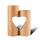 thumbnail image 2 of Advancent Candelabros de 2 piezas para sala de estar, dormitorio, comedor, corazón hueco, candelabros de madera, Festival, boda, restaurante, Club Kits y herramientas para tallar Ronda Advancent HA009898-01B, 2 of 6