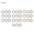 thumbnail image 1 of Cojinete de acero plano, 10 piezas Cojinete de bolas de empuje Cojinete de bolas de metal Diseño exquisito, 1 of 9