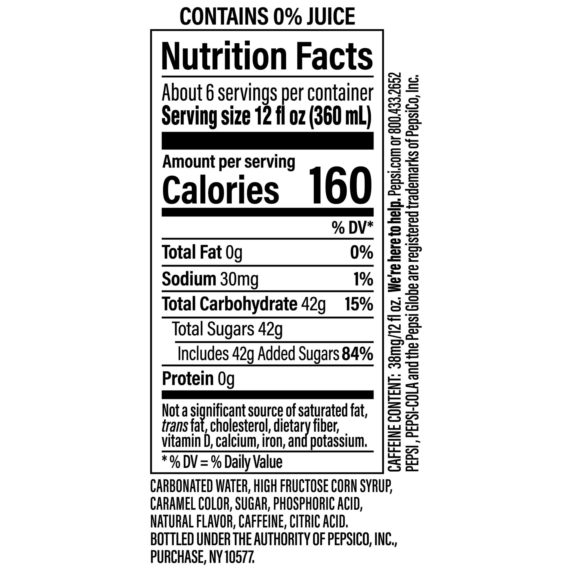 Pepsi Cola Wild Cherry Soda Pop, 2 Liter Bottle