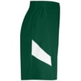 thumbnail image 6 of Holloway Sportswear XS Womens Dual-Side Single Ply Shorts Forest/White 224379, 6 of 6