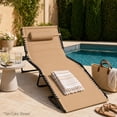 thumbnail image 3 of Best Choice Products Extra Wide Padded Patio Chaise Lounge Chair, Portable Recliner w/ 8 Positions - American Flag, 3 of 8