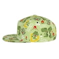 thumbnail image 3 of Fotbe Cute Dinosaurs Cartoon Flat Bill Visor Cap Classic Snapback Hat Polyester Foam Trucker Hat Trucker Cap Adjustable Baseball Cap, 3 of 9