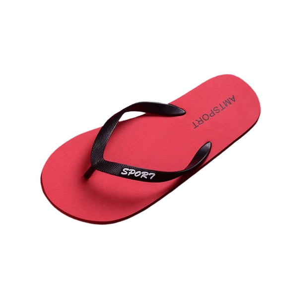 Xfvqtps Mens Flip Flops Sporty Thong Sandals for Beach Walking Outdoor Casual Non Slip Sole Comfortable Lightweight Summer Slides