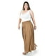 thumbnail image 2 of Pantalon tipo palazzo Roman Fashion /Tallas Extras, 2632 (Moka) cafe 36, 2 of 6