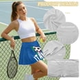 thumbnail image 6 of FUIALDOLG Italy Theme Tennis Skirt for Women Lady High Waisted Athletic Skort with Pocket Breathable Stretchy Gym Workout Pants Spring Break Outfits Casual Mini Skirts，S, 6 of 7