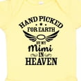 thumbnail image 4 of Inktastic Handpicked for Earth by My Mimi in Heaven with Angel Wings Boys or Girls Baby Bodysuit, 4 of 5