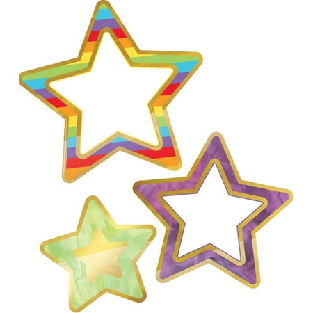 UPC: 0044222260224 | Carson Dellosa Education Sparkle and Shine Rainbow and Foil Stars Cut-Outs (39)