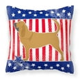 thumbnail image 2 of Carolines Treasures BB3284PW1818 USA Patriotic Bloodhound Fabric Decorative Pillow, 2 of 2