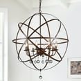 thumbnail image 3 of Warehouse of Tiffany Jossie 8-light Crystal 30-inch Bronze-finish Chandelier - 22" x 21" x 21", 3 of 5
