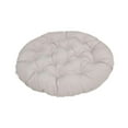 thumbnail image 3 of Bothyi Padded Seat Cushion Egg Chair Cushion Diameter 40cm for Bedroom Porch Grey, 3 of 8