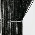 thumbnail image 2 of Glitter String Curtains, Silver Ribbon Thread Fringe Doorway Drapes Panel Tassel Curtain Room Divider Bedroom Wedding Party Decor, 39x79", 2 of 6