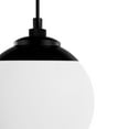 thumbnail image 4 of Hunter - Hepburn 3-light Matte Black, Medium Size Cluster Light, Dimmable, Mid Century Modern Style, Round Shaped, for Bedrooms, Dining, Living Rooms - 19757, 4 of 7
