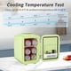 thumbnail image 4 of Minirefrigerador YASHE de 4 litros y 6 latas, termoeléctrico, color verde cálido, 4 of 7