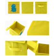 thumbnail image 2 of 1 caja de almacenamiento (león azul, aproximadamente 28 x 28 x 28 cm), organizador de juguetes, cubos plegables, para sala de estar, habitación de niños, sala de juegos, patrones de animales, 2 of 5
