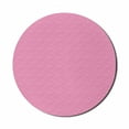 thumbnail image 1 of Abstract Mouse Pad for Computers, Geometric Lines Squaring Stripes Diagonal Contemporary Pastel Minimalism Design, Round Non-Slip Thick Rubber Modern Mousepad, 8" Round, Pink White, by Ambesonne, 1 of 2