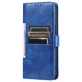 thumbnail image 4 of SaniMore for Samsung Galaxy A14 5G PU Leather Case, Wallet Design with Card Slots Cash Pocket [Wrist Strap] Flip kickstand Full Body Protection Magnetic Closure Business TPU Shell, Blue, 4 of 11