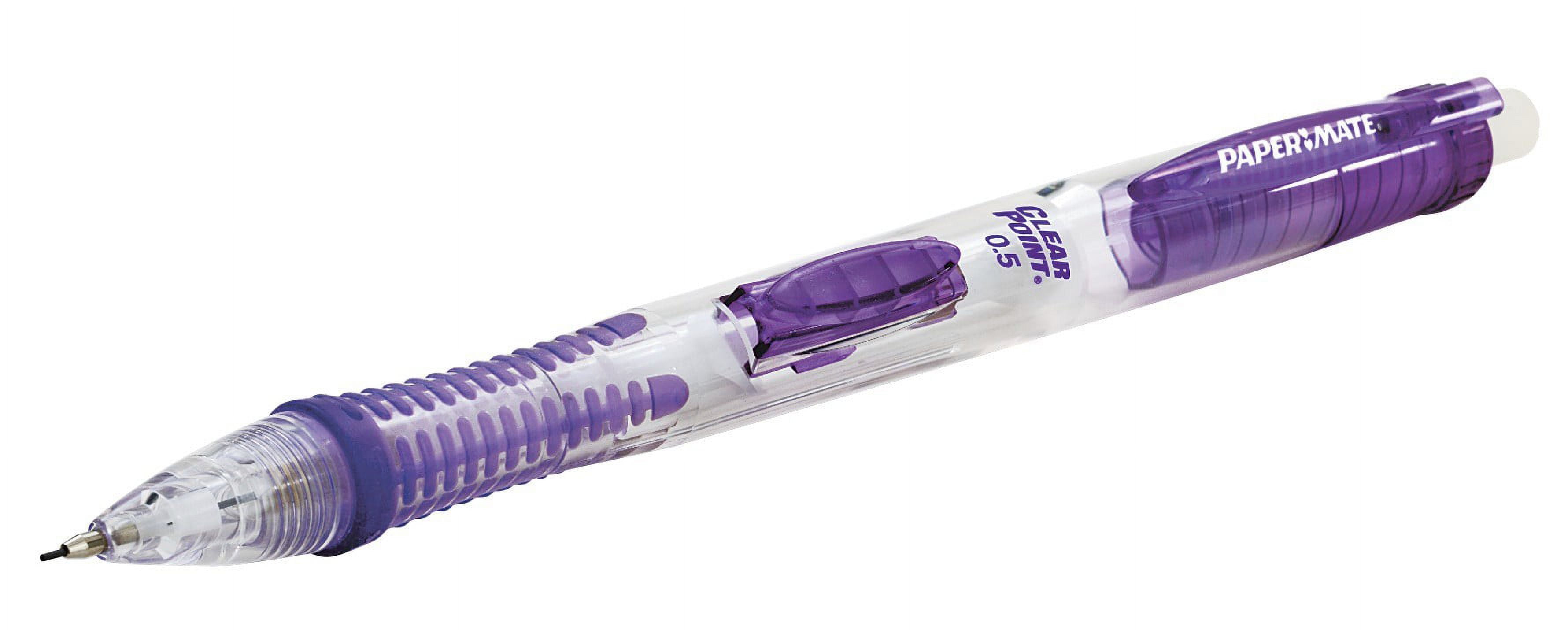 Paper Mate Clearpoint Mechanical Pencils, 0.5mm, HB #2, with Bonus InkJoy 300RT Blue Ballpoint Pen, 2 + 1 Pack