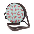 thumbnail image 2 of Lsque Watermelon Pattern Shoulder Bag – Microfiber Leather Crossbody with Detachable Strap & Handle Ring, Waterproof & Durable, Elegant Everyday Carry, 2 of 5