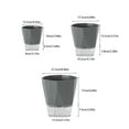 thumbnail image 3 of Self Watering Pots For Indoor Plants, 4.92 Inchplastic Self Watering Planter Pots With Wick Rope And Reservoir For Indoor Plants, African Violets, Herbs, Gardening Pots, Planters & Accessories,White, 3 of 9