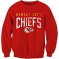 thumbnail image 1 of NFL Kansas City Chiefs Chiefs Logo Red Small Crew Fleece, 1 of 4