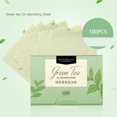 thumbnail image 1 of KUIZAP 100PCS Facial Oil Absorbing Paper Portable Extractable Fragrance Oil Absorbing Facial Paper Makeup Tool(Green), 1 of 4