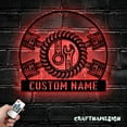 thumbnail image 2 of Craftnamesign Custom Tools Repair Metal Wall Art LED Light, Tools Shop Name Sign, Repairman Gifts, 2 of 5