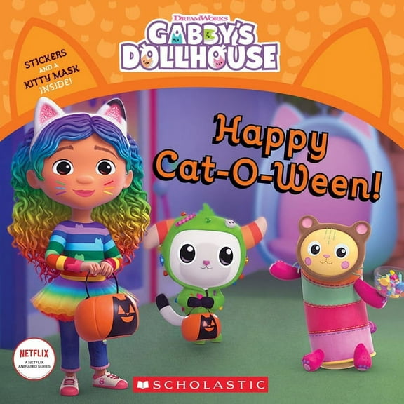 Happy Cat-O-Ween! (Gabby's Dollhouse Storybook), (Paperback)