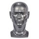 thumbnail image 2 of Cabeza de maniquí masculino, modelo de exhibición de peluca, cabeza de peluca calva multifuncional profesional Gris Argenta, 2 of 9